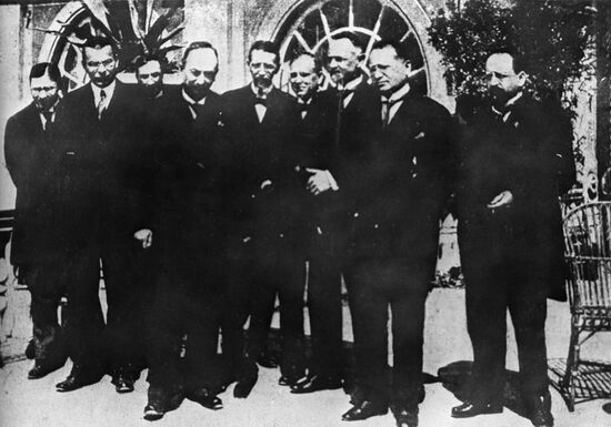 RSFSR delegation at Genoa Conference