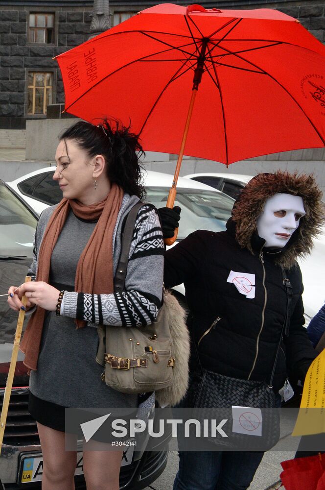 Rally for legalization of prostitution in Ukraine