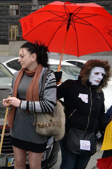 Rally for legalization of prostitution in Ukraine