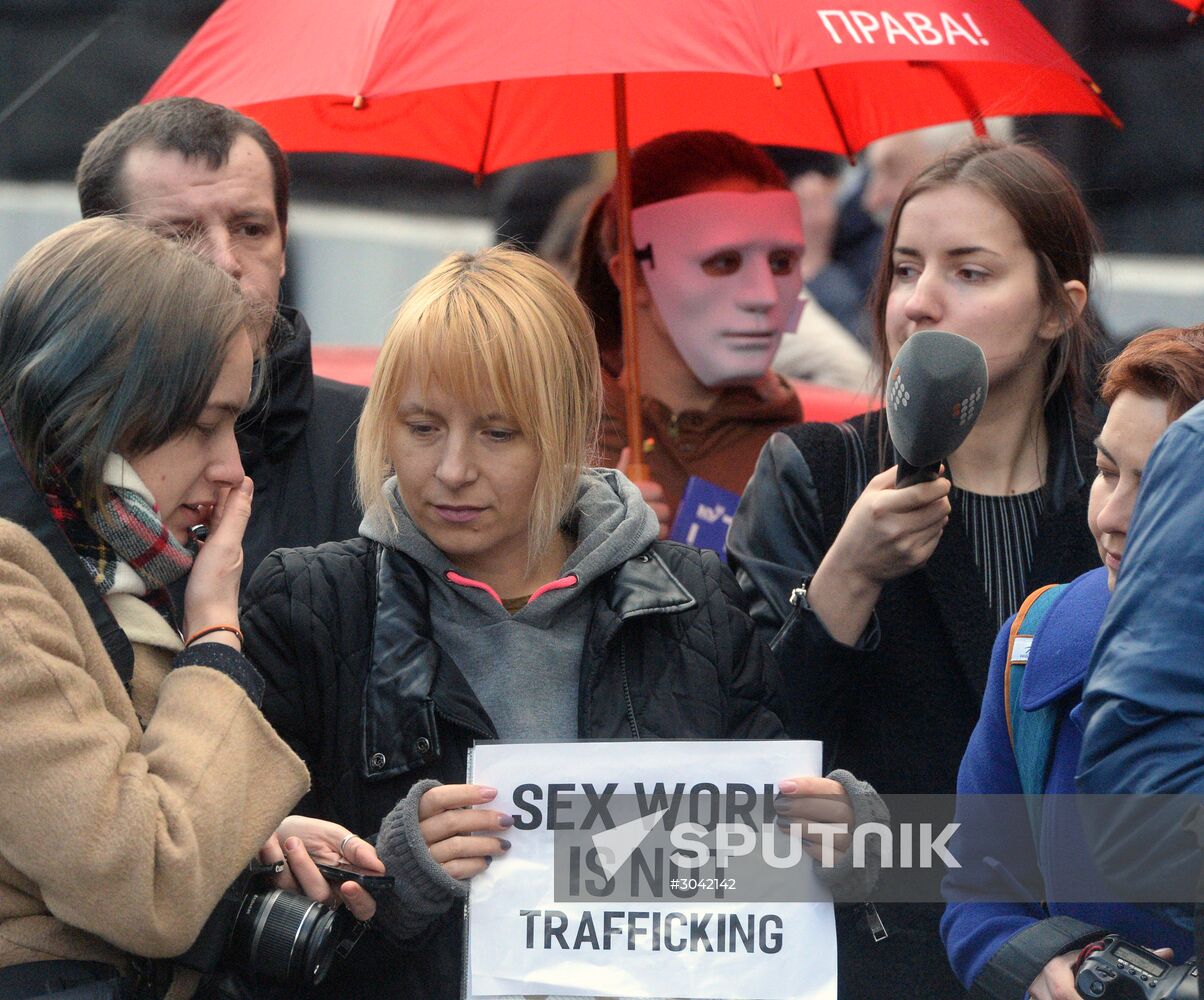 Rally for legalization of prostitution in Ukraine