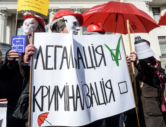 Rally for legalization of prostitution in Ukraine