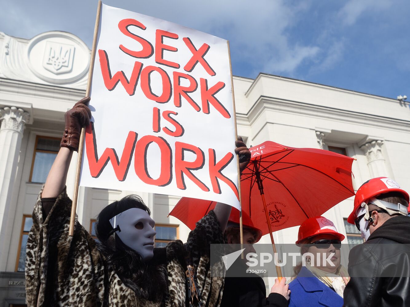 Rally for legalization of prostitution in Ukraine