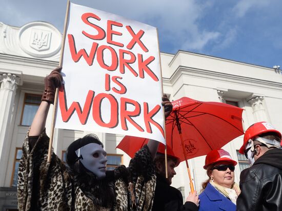 Rally for legalization of prostitution in Ukraine