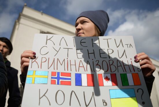 Rally for legalization of prostitution in Ukraine
