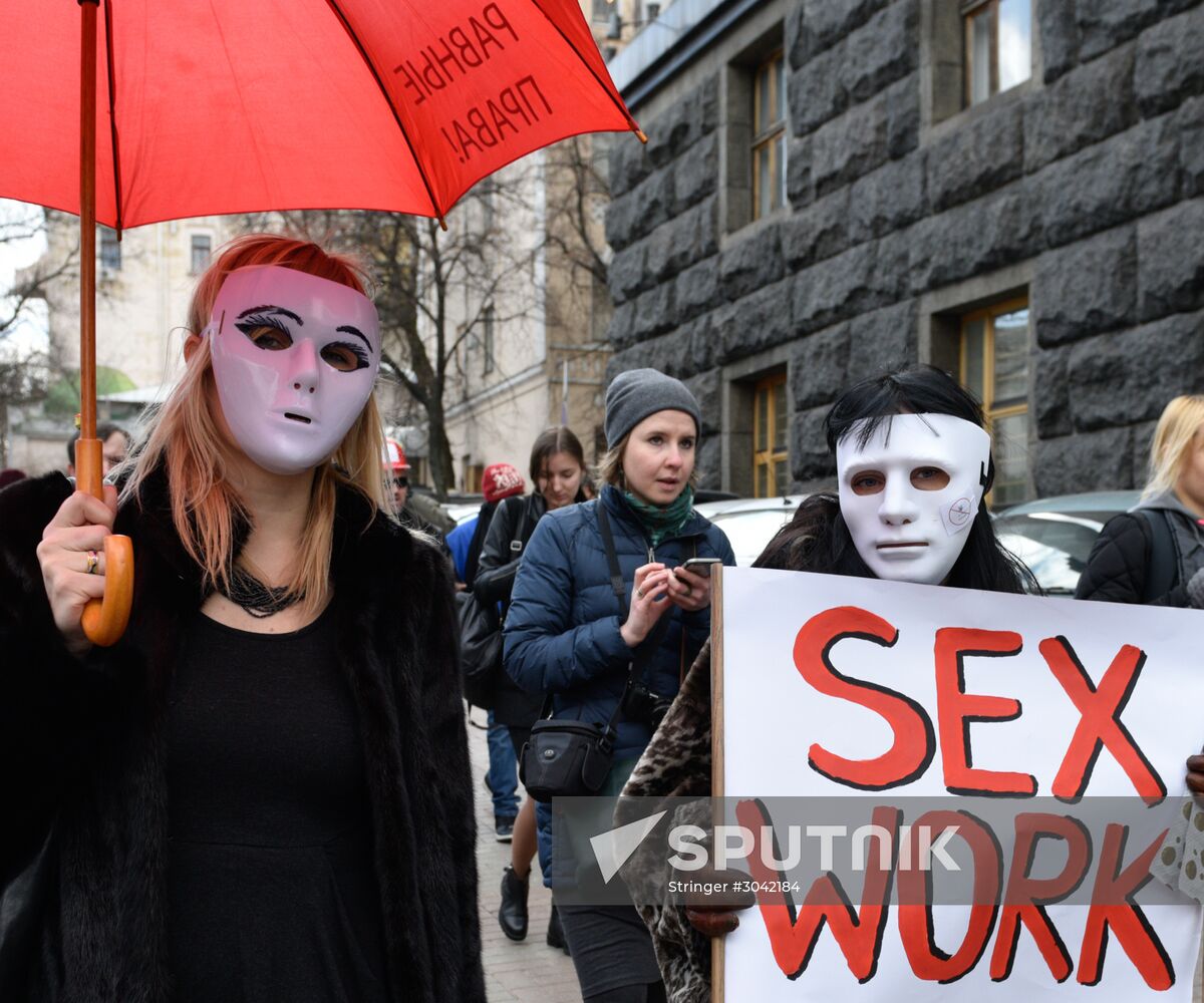 Rally for legalization of prostitution in Ukraine