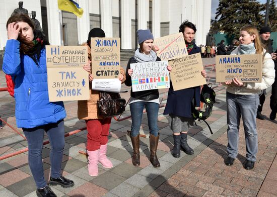 Rally for legalization of prostitution in Ukraine
