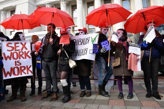 Rally for legalization of prostitution in Ukraine