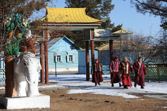 Aginsky datsan Buddhist monastery in Trans-Baikal Territory
