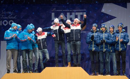 Nordic World Ski Championships. Men's relay race