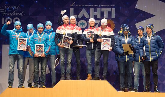 Nordic World Ski Championships. Men's relay race