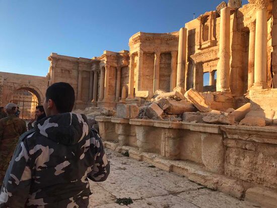 Palmyra recaptured by Syrian Arab Army backed by Russian Air Force