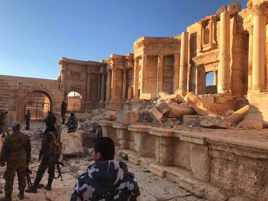 Palmyra recaptured by Syrian Arab Army backed by Russian Air Force