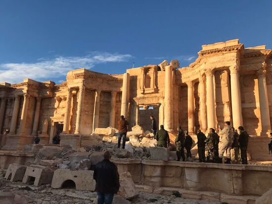 Palmyra recaptured by Syrian Arab Army backed by Russian Air Force