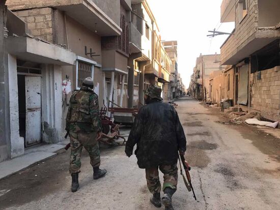 Palmyra recaptured by Syrian Arab Army backed by Russian Air Force