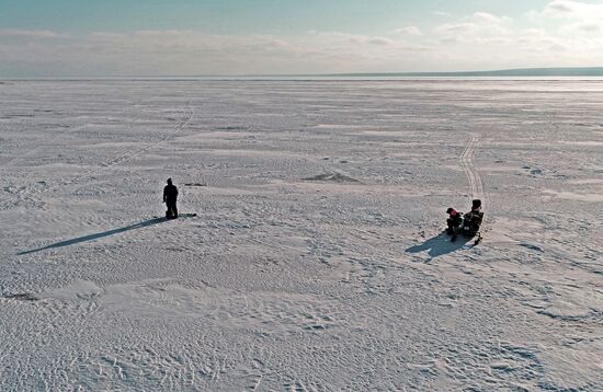 Lake Onega in Karelia