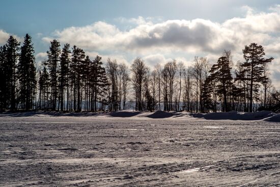 Lake Onega in Karelia