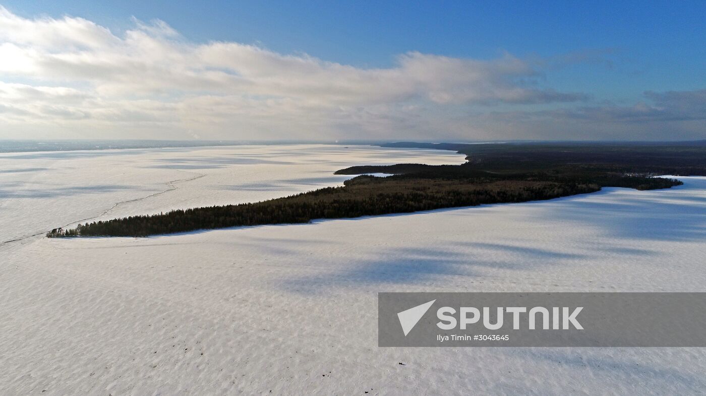 Lake Onega in Karelia