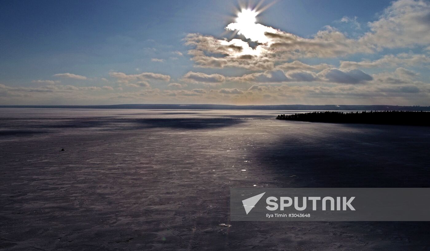 Lake Onega in Karelia