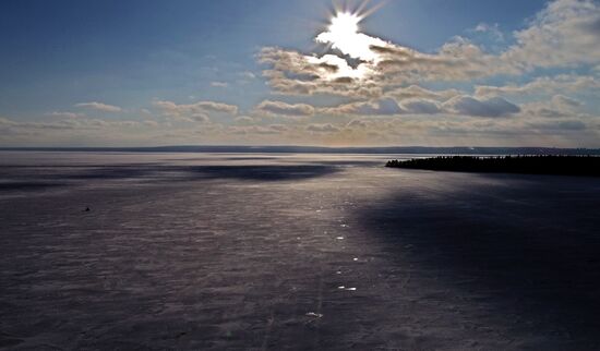 Lake Onega in Karelia