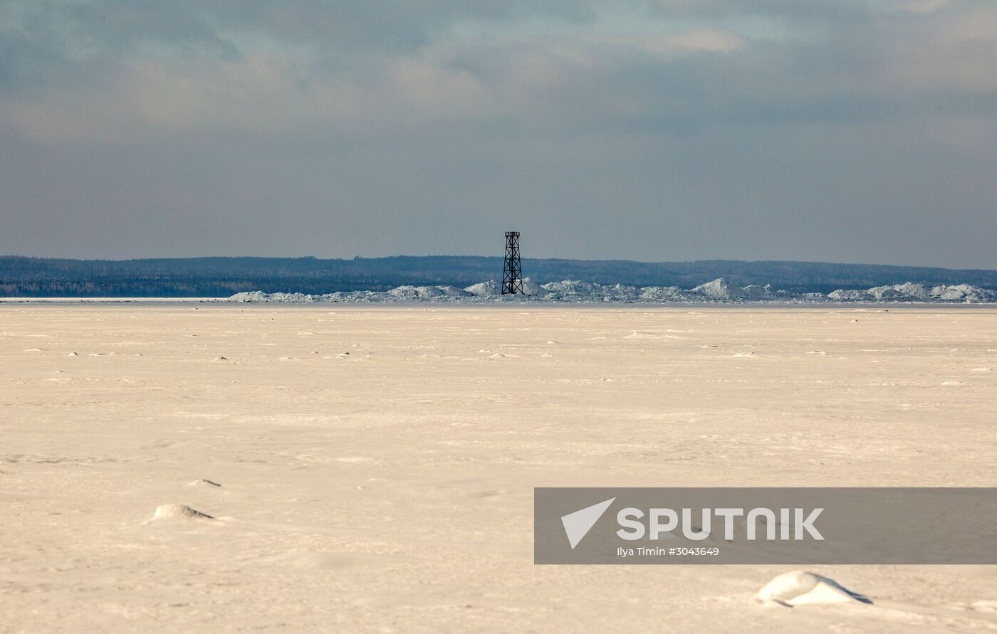 Lake Onega in Karelia