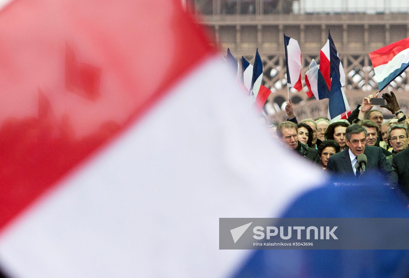 Rally in support of Francois Fillon in Paris