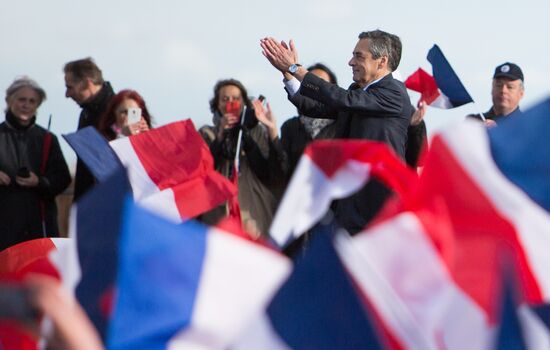Rally in support of Francois Fillon in Paris