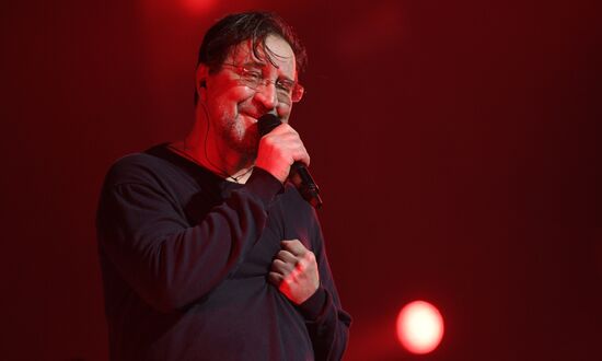 Rock band DDT gives concert in Moscow