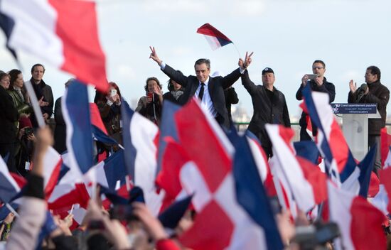 Rally in support of Francois Fillon in Paris