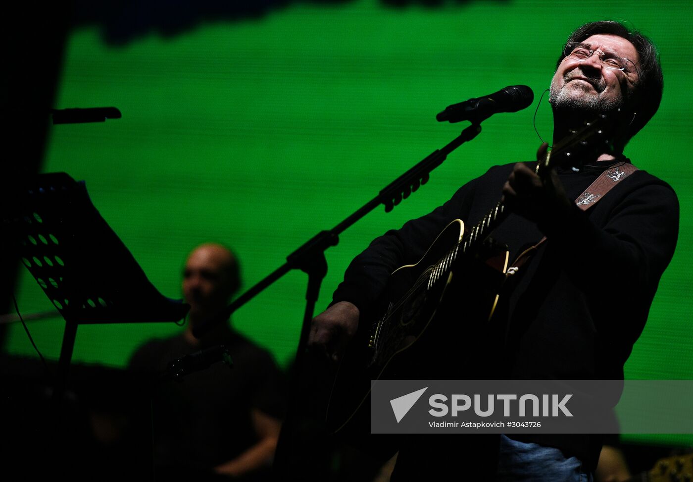 Rock band DDT gives concert in Moscow