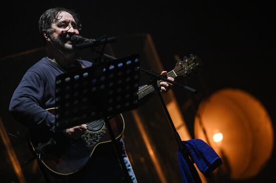 Rock band DDT gives concert in Moscow