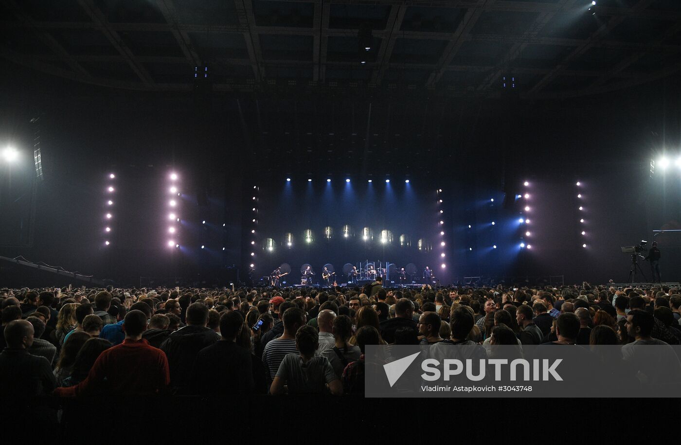 Rock band DDT gives concert in Moscow