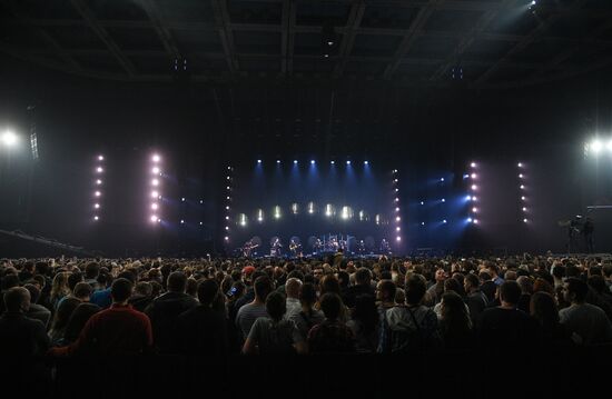 Rock band DDT gives concert in Moscow