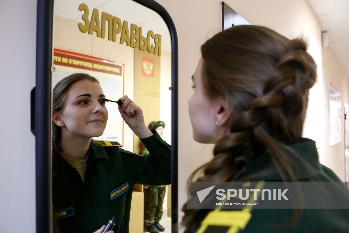Female cadets at Mozhaisky Military Space Academy