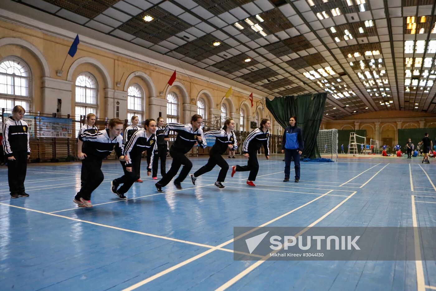 Female cadets at Mozhaisky Military Space Academy