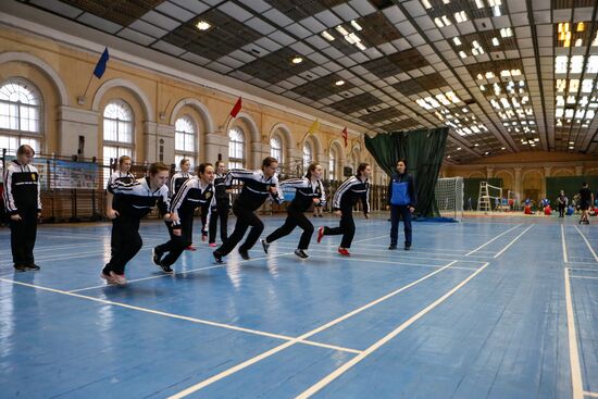 Female cadets at Mozhaisky Military Space Academy