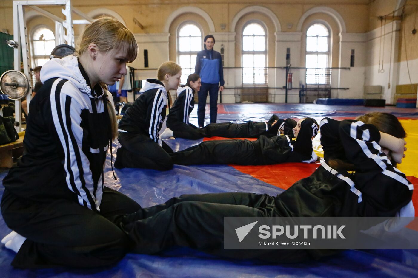 Female cadets at Mozhaisky Military Space Academy