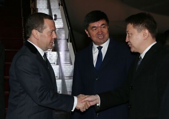 Prime Minister Medvedev's official visit to Kyrgyzstan