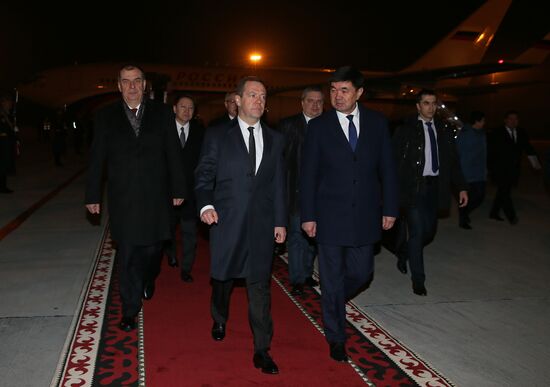 Prime Minister Medvedev's official visit to Kyrgyzstan