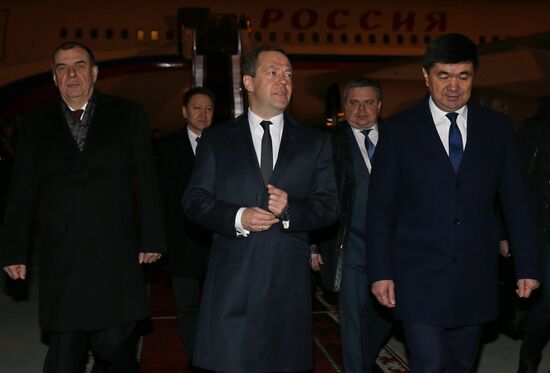 Prime Minister Medvedev's official visit to Kyrgyzstan