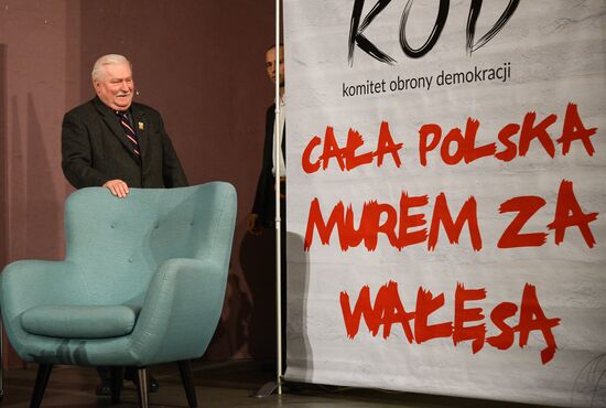 Former President of Poland Lech Wałęsa