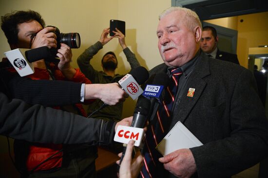Former President of Poland Lech Wałęsa