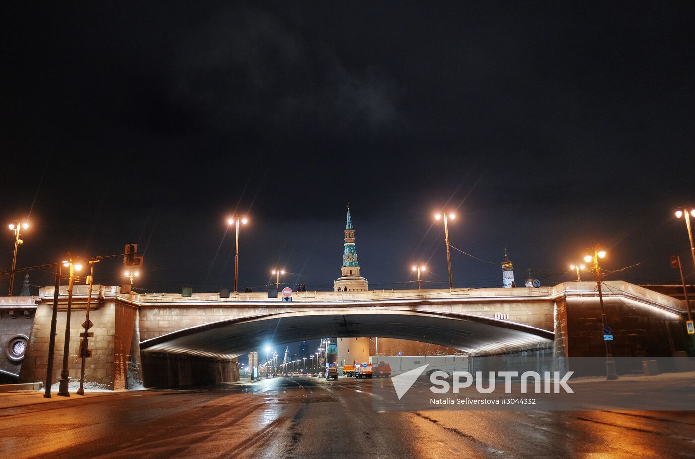 Kremlin Embankment in Moscow