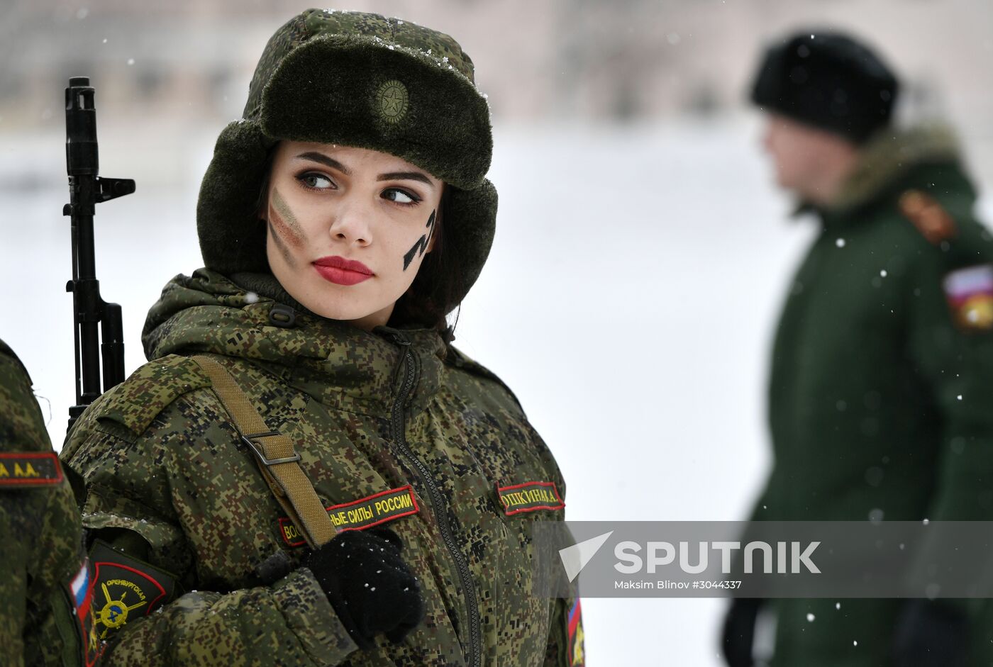 Makeup for Camouflage beauty contest