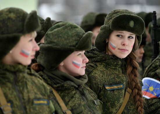 "Make-up under Camouflage" beauty contest