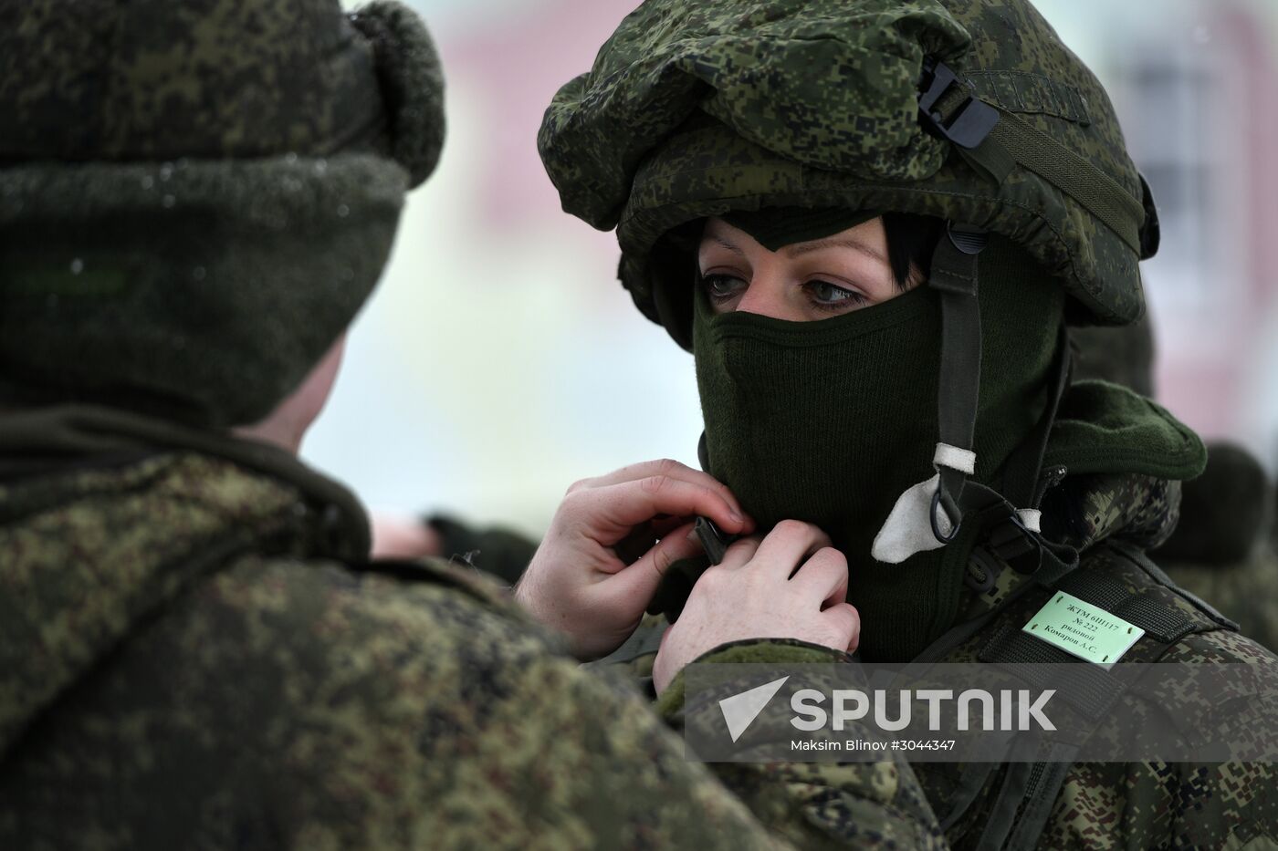 Makeup for Camouflage beauty contest