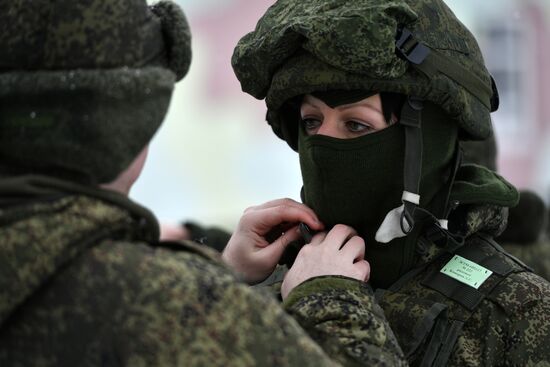 Makeup for Camouflage beauty contest