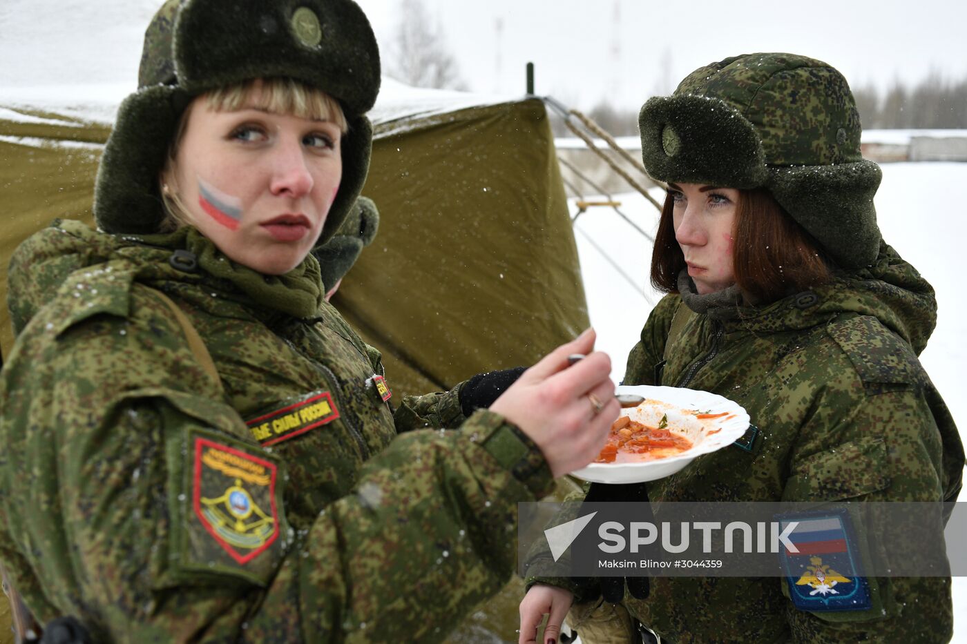 Makeup for Camouflage beauty contest