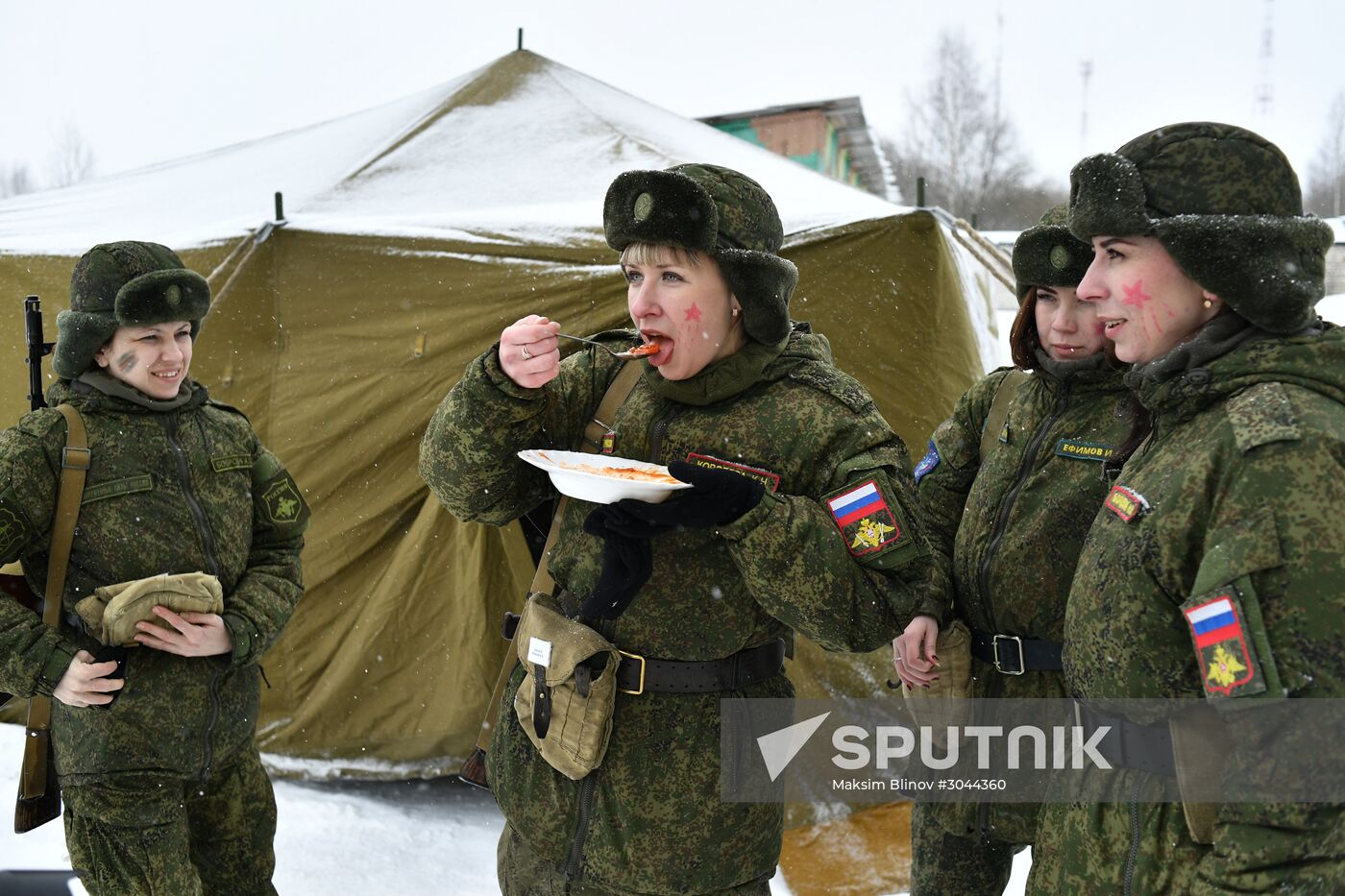 Makeup for Camouflage beauty contest