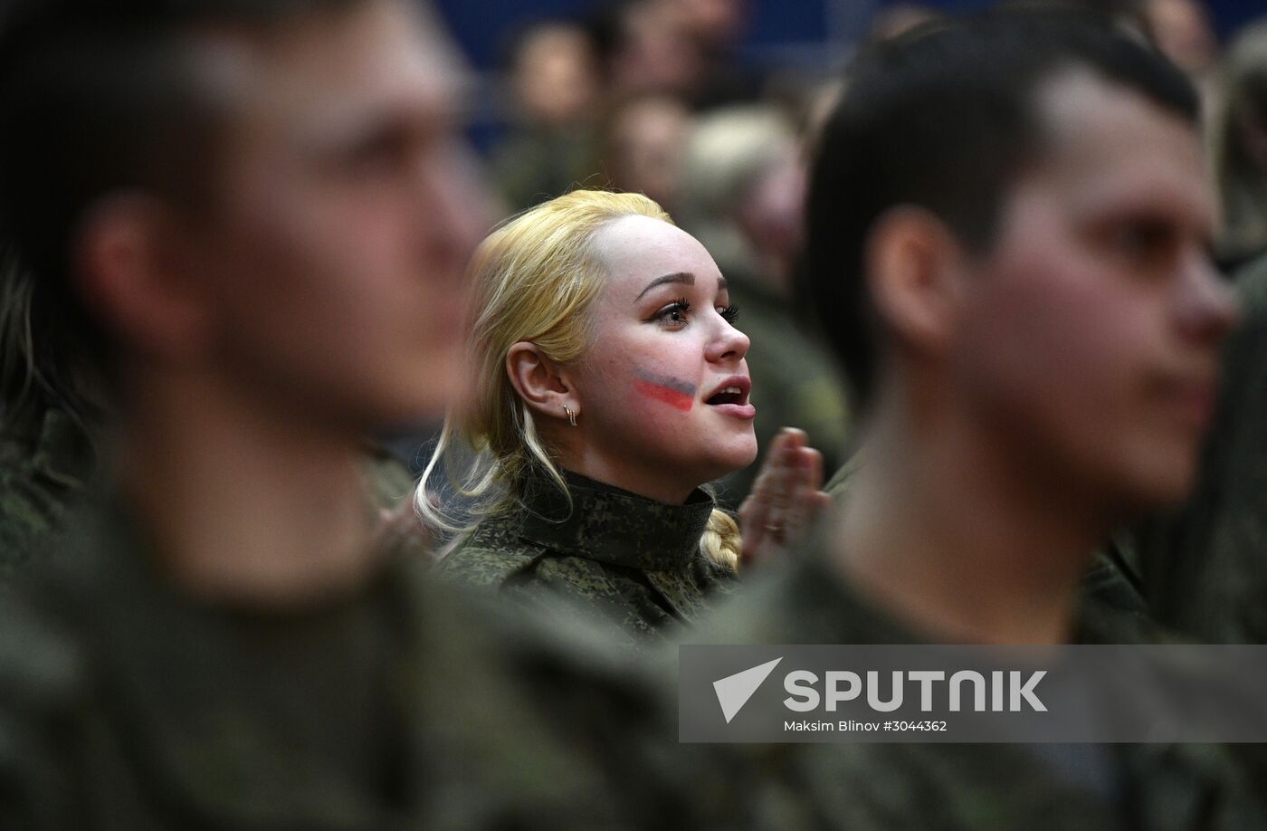 Makeup for Camouflage beauty contest