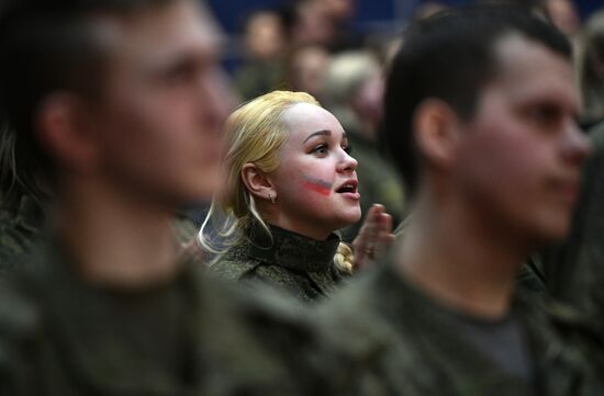 Makeup for Camouflage beauty contest